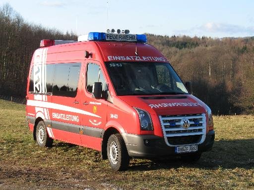 Sieber: Anfahrt FF Bad Lauteberg